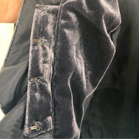 INC International Concepts Velvet Blazer with Ruffles size S - Picture 4 of 8